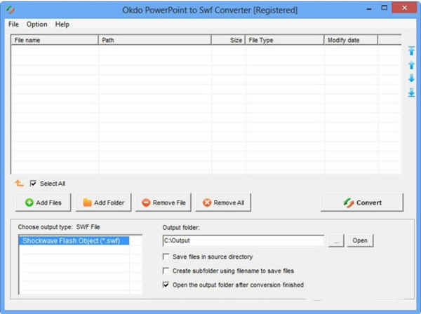 Okdo PowerPoint to Swf Converter(PPT转换工具)