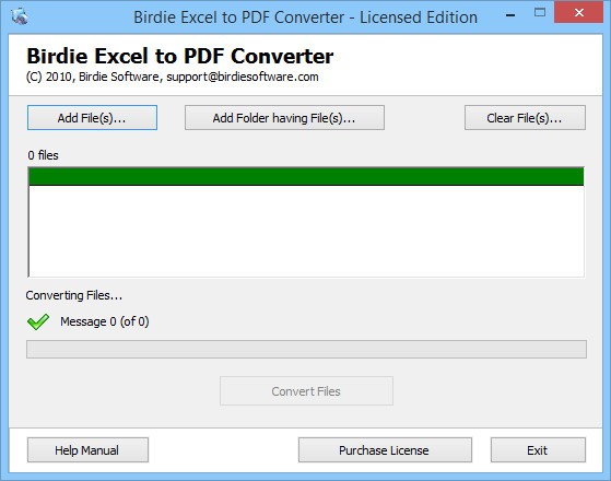 Birdie Excel to PDF Converter(XLS转PDF转换器)