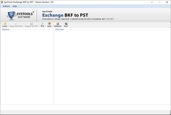 SysTools Exchange BKF to PST(邮件格式转换工具)