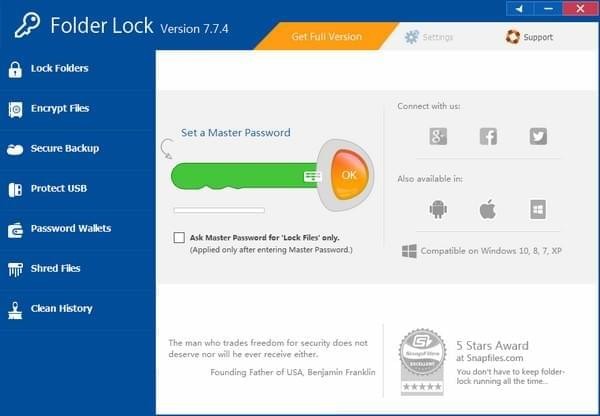 Folder Lock(文件加密软件)