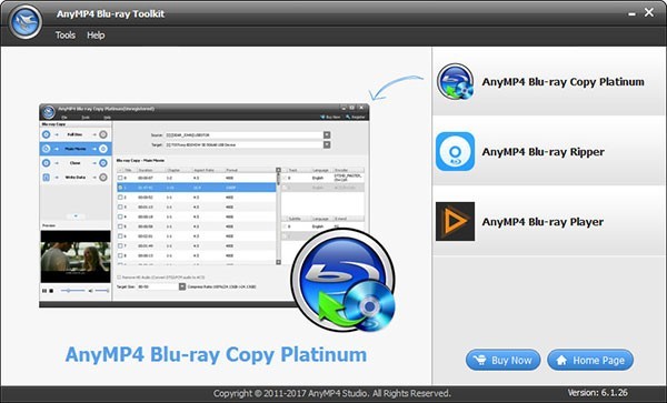 AnyMP4 Blu-ray Toolkit(蓝光工具箱)