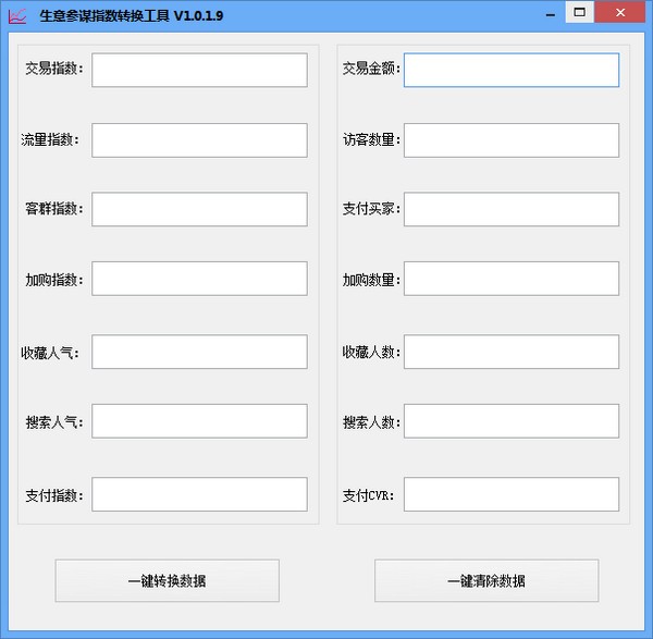 生意参谋指数转换工具