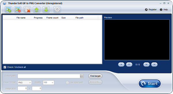 ThunderSoft GIF to PNG Converter(GIF转PNG软件)