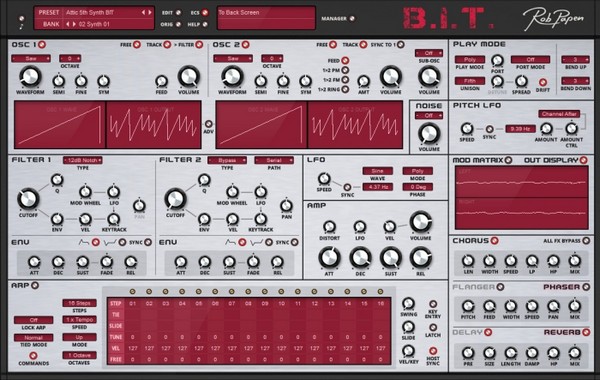 Rob Papen BIT(模拟建模混音合成软件)