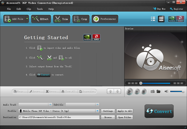 Aiseesoft 3GP Video Converter(3GP视频转换器)