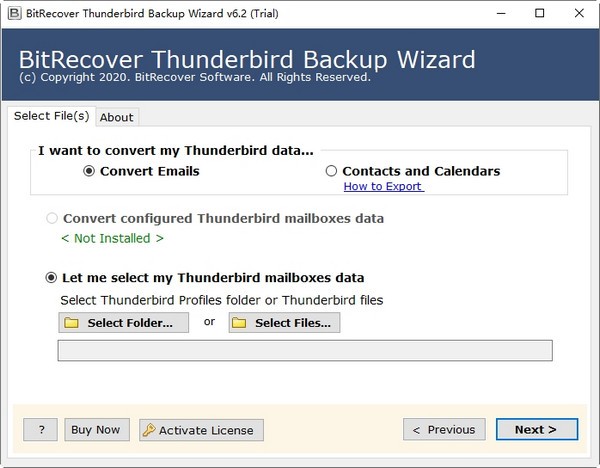 BitRecover Thunderbird Backup Wizard(数据备份软件)