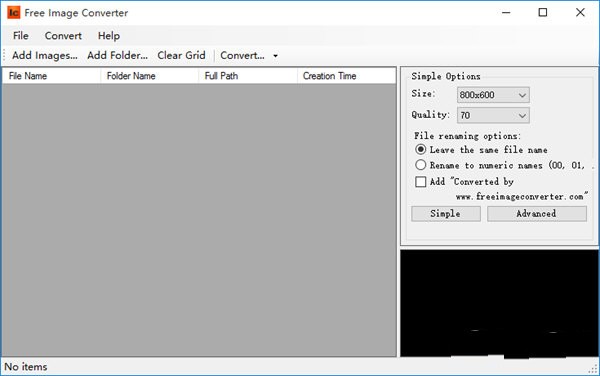 Free Image Converter(图片大小修改软件)