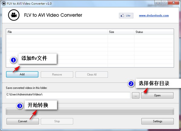 FLV to AVI Video Converter