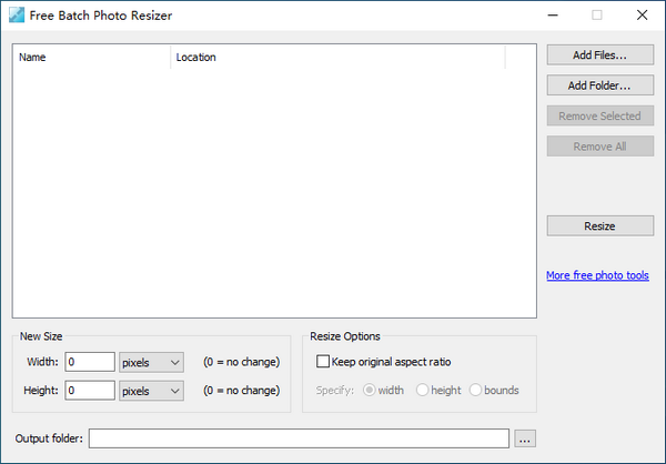 Free Batch Photo Resizer(批量照片调整器)