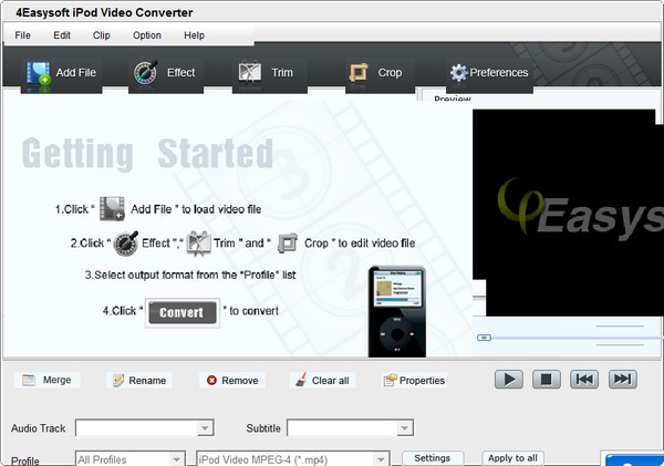 4Easysoft iPod Video Converter(视频转换工具)