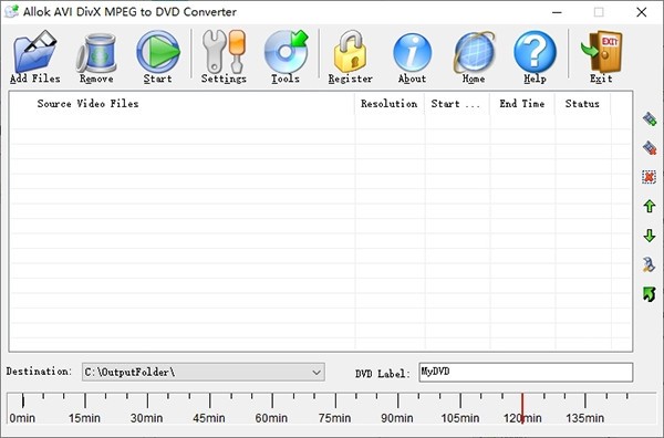 Allok AVI DivX MPEG to DVD Converter(视频格式转换工具)