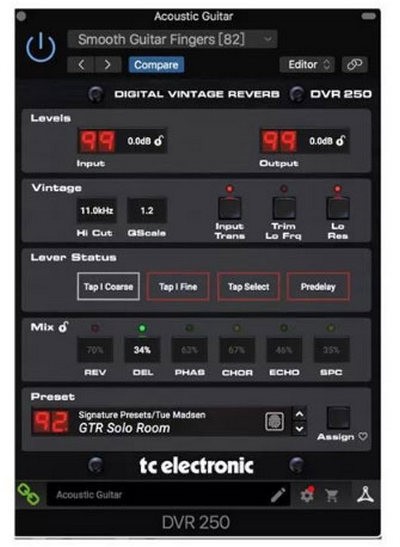 TC Electronic DVR250(数字混响工具)