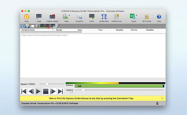 NCH ExpressScribe Pro Mac版
