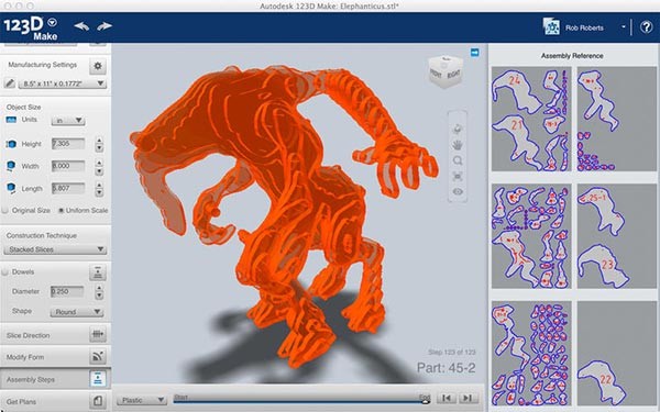 123D Make Mac版