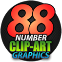 88 Number Clipart Graphics Mac版