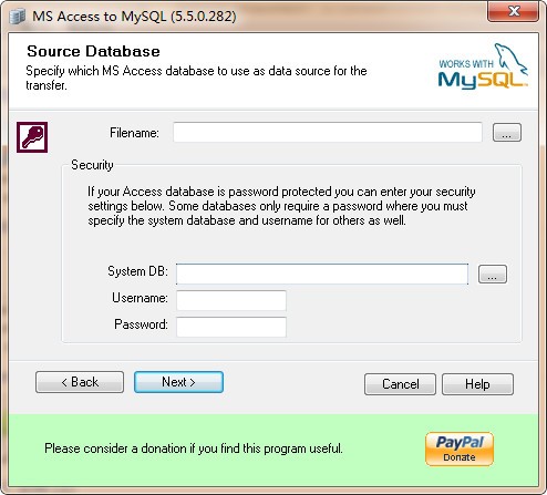 Bullzip MS Access To MySQL(Access转MySQL工具)