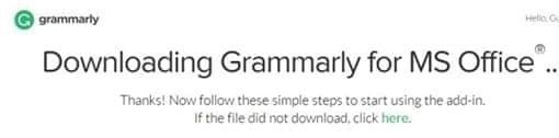 Grammarly app