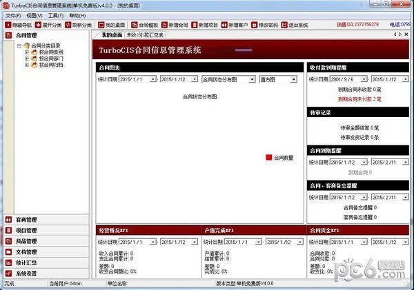 turbocis合同信息管理系统