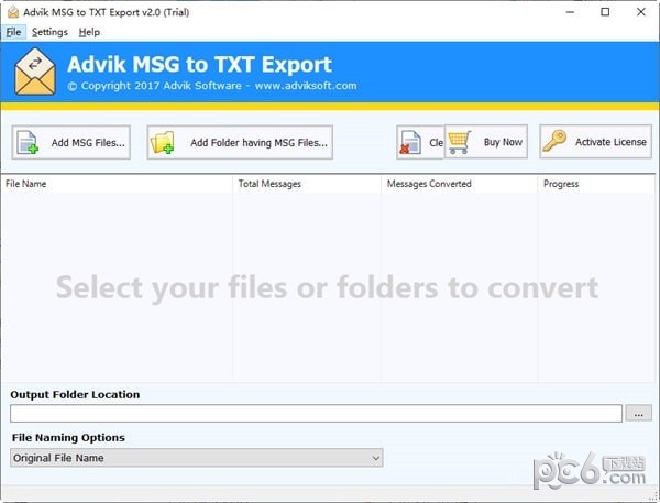 Advik MSG to TXT Export(MSG转TXT工具)