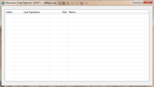 Illustrator Clear Recent(Illustrator清理工具)