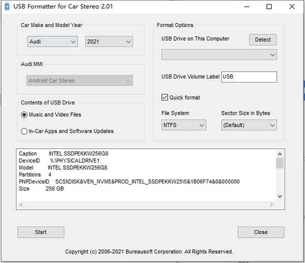 USB Formatter for Car Stereo(车载usb格式化工具)