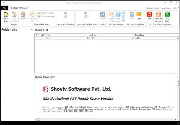 Shoviv Outlook psT Repair(PST修复程序)