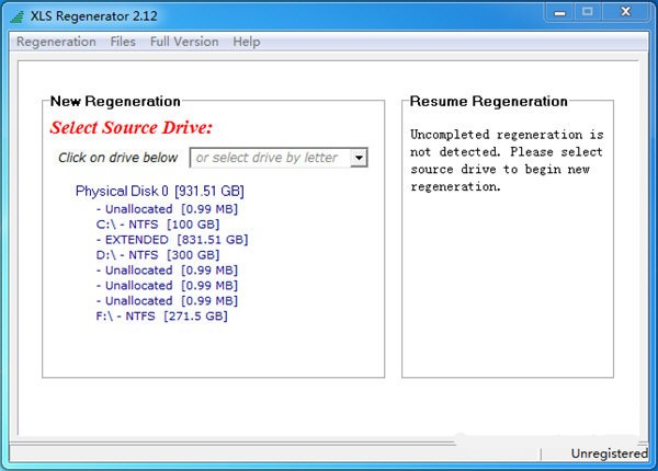 XLS Regenerator(Excel文件修复工具)