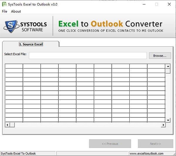 SysTools Excel to Outlook(文件转换工具)