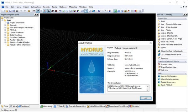 PC Progress HYDRUS 2D3D Pro(水流溶质运移模拟软件)
