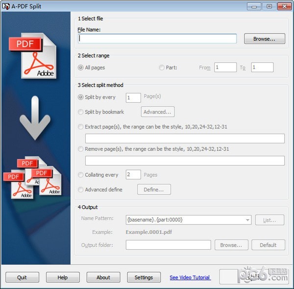 A-PDF Split(PDF分割软件) 