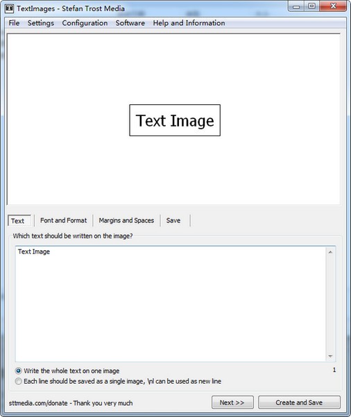 TextImages(文字转图片软件)