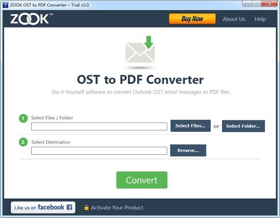 ZOOK OST to PDF Converter(OST转PDF文件工具)