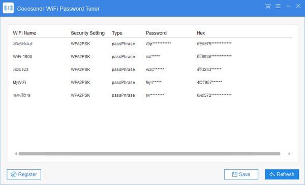 Cocosenor WiFi Password Tuner(WiFi密码恢复软件)