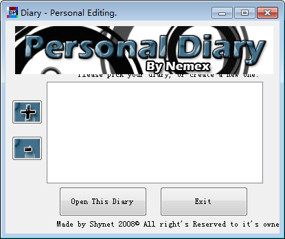 Personal Diary Editor(个人日记编辑器)