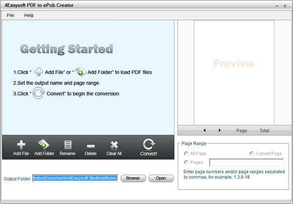 4Easysoft PDF to ePub Creator(PDF转电子书软件)