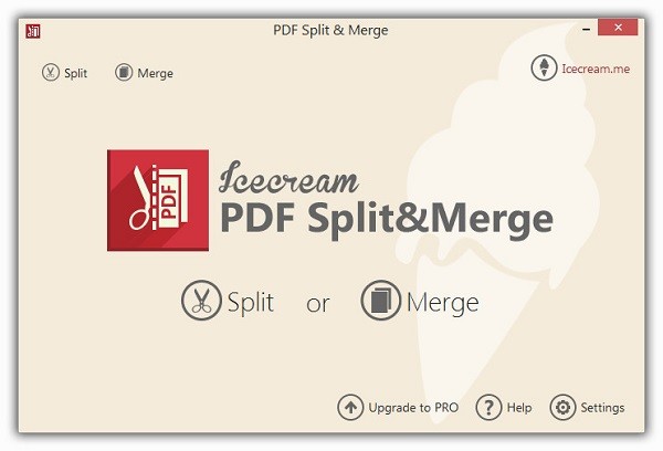 Icecream PDF Split Merge(pdf分割合并工具)