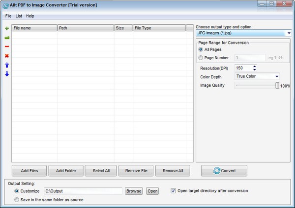 Ailt PDF to Image Converter(PDF转图片工具)