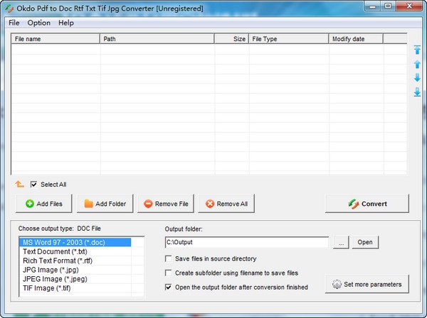 Okdo Pdf to Doc Rtf Txt Tif Jpg Converter(格式转换器)