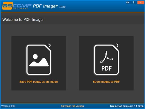 ASCOMP PDF Imager(PDF图片转换器)