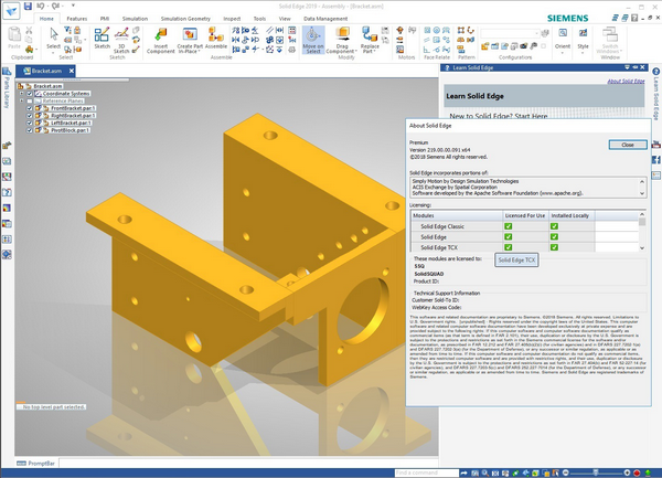 Siemens Solid Edge 2019(机械电气仿真管理软件)