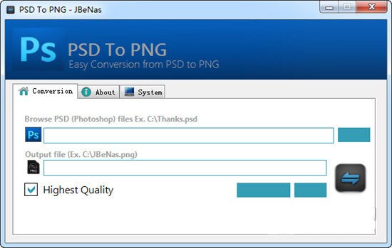 PSD To PNG(PSD转PNG格式工具)