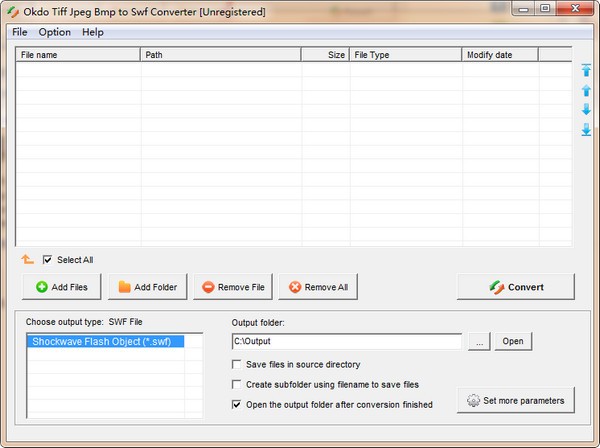 Okdo Tiff Jpeg Bmp to Swf Converter