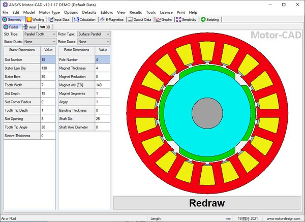 ANSYS Motor-CAD(电机仿真工具)