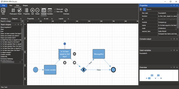 BPMN-RPA Studio(RPA机器人测试软件)