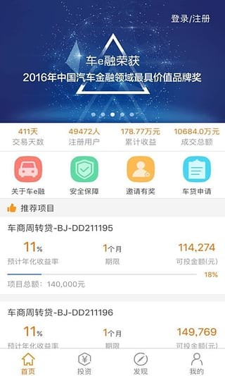 车e融app下载