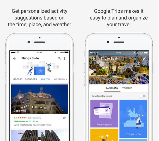 Google Trips app下载